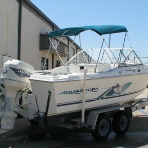 2000 Aquasport 215 OSPREY DUAL CONSOLE