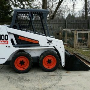 2011 BOBCAT S100 SKIDSTEER LOADER WBUCKET FORKS FOAM TIRES KUBOTA DIESEL LOW HR