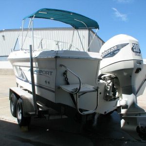 2000 Aquasport 215 OSPREY DUAL CONSOLE