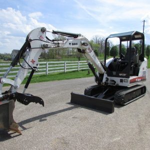 2009 BOBCAT 331G MINI EXCAVATOR  NEW HDRAULIC THUMB  40HP KUBOTA  2029 HOURS