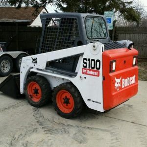 2011 BOBCAT S100 SKIDSTEER LOADER WBUCKET FORKS FOAM TIRES KUBOTA DIESEL LOW HR