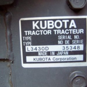 2005 Kubota L3430HSTC