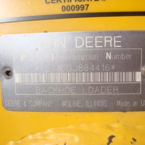 2000 JOHN DEERE 710D Backhoe Loader