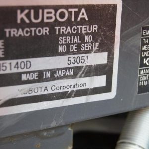 2014 Kubota M5140HD