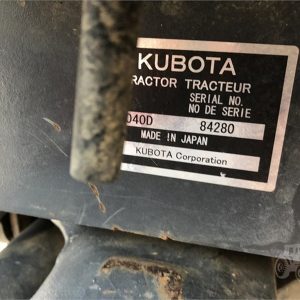 2010 Kubota M7040 Tractor